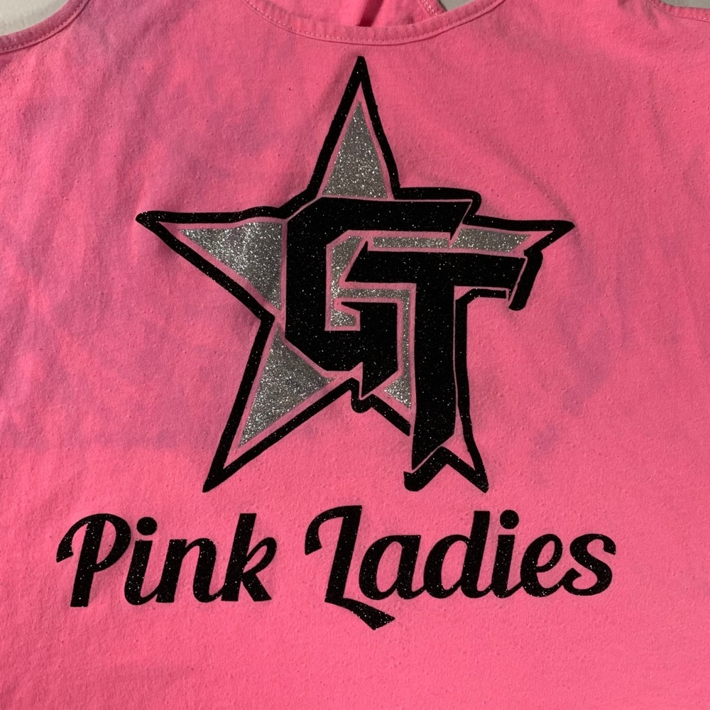 GYMTYME Pink Ladies Pink Tank Top Size Med